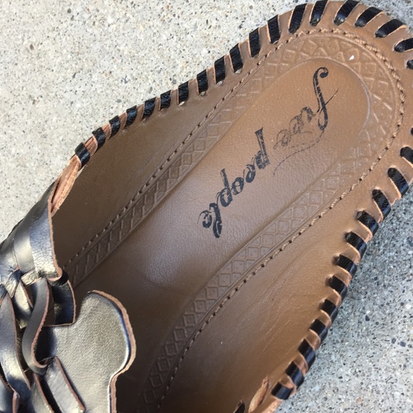 Free People | Slip On Sandals Leather Mules black - Picture 5 of 8